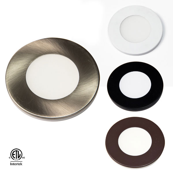 12VDC Surface/Recess Mount LED Slim Puck