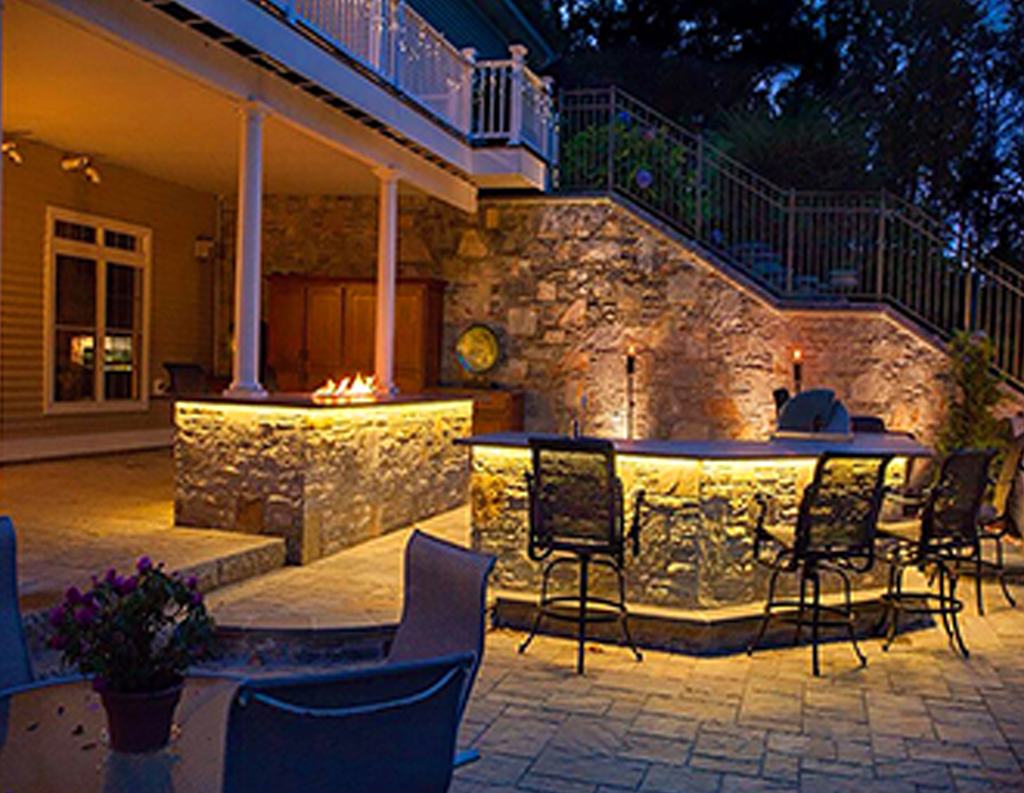 Outdoor Kitchen Lighting